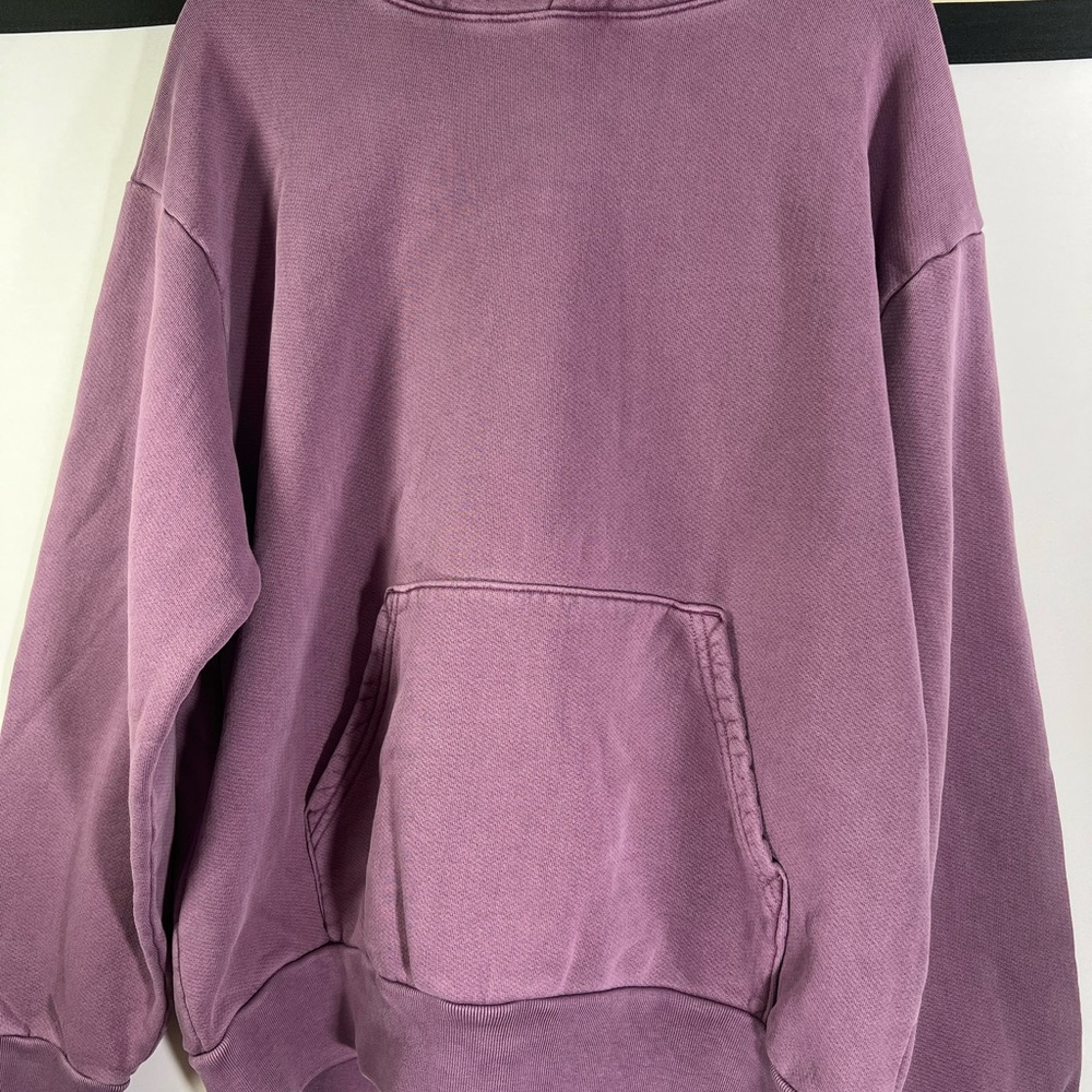 American Giant Purple Hoodie Size LARGE